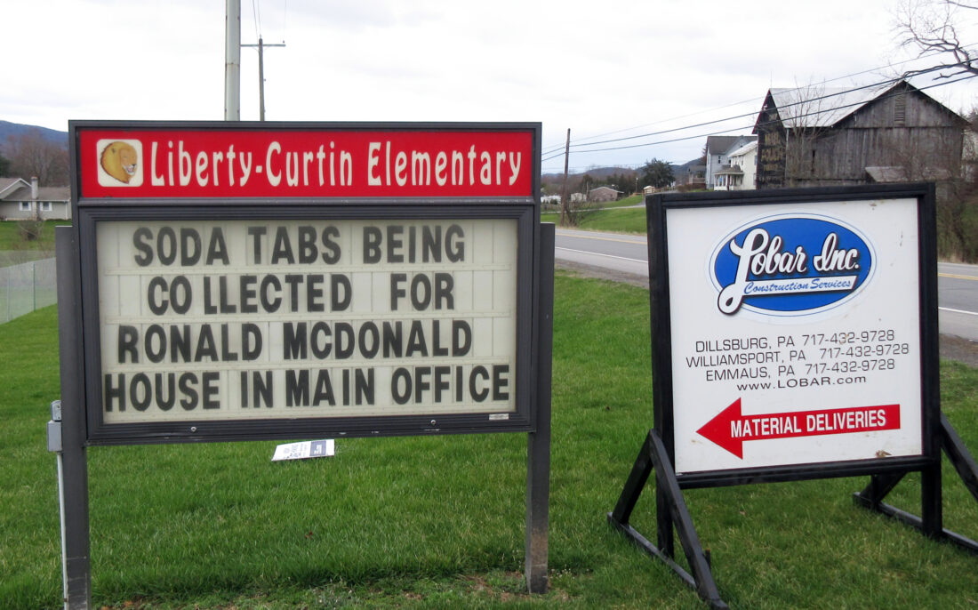 LibertyCurtin collects can tabs for Ronald McDonald House News